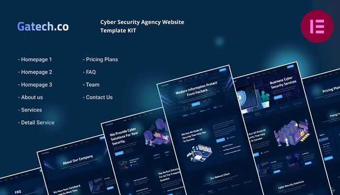 Gatech – Cyber Security & IT Management Elementor Template Kit 1.0.0