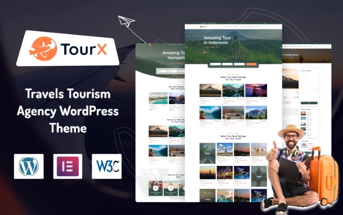 TourX – Travels Tourism Agency WordPress Theme 1.0.0