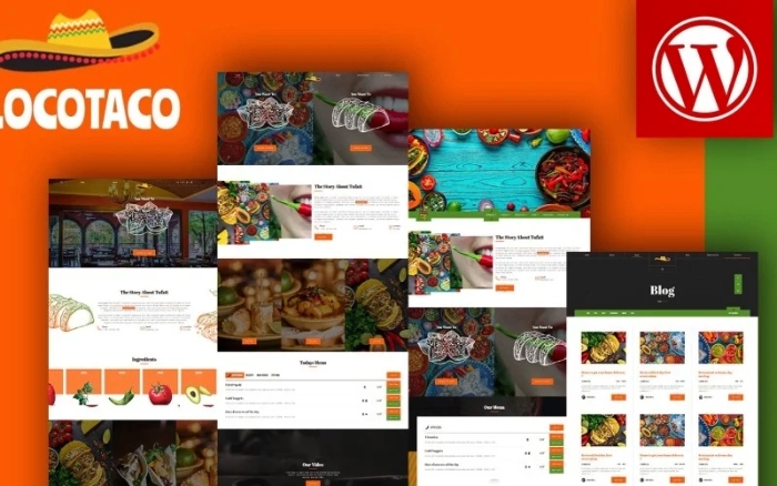 Locotaco Mexican Deliver Restaurant WP Theme 1.0