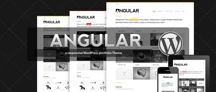 Angular – Responsive Portfolio 4.1