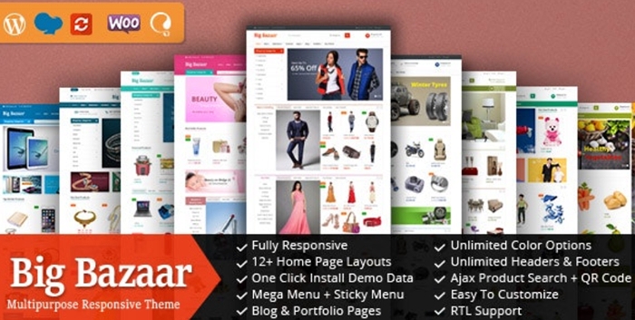BigBazaar β Responsive WooCommerce WordPress Theme 2.2.17