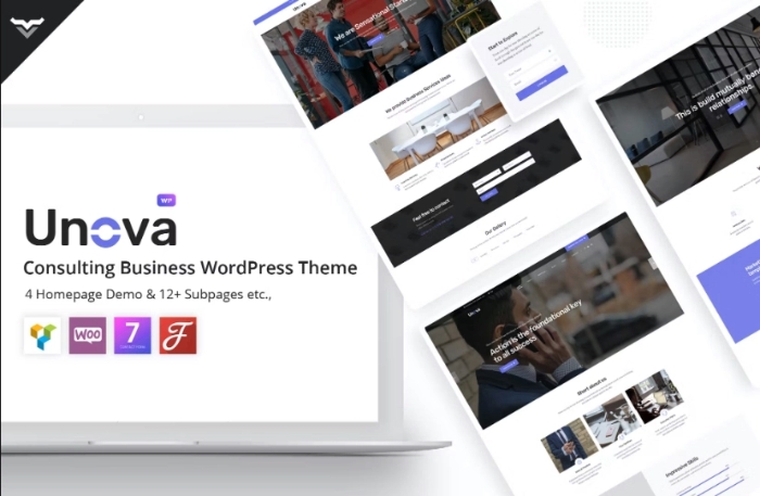 Unova – Consulting Business WordPress Theme 1.7.6