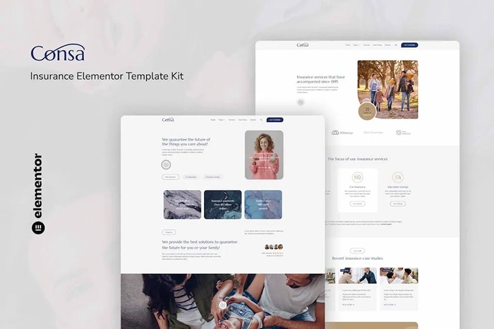 Consa – Insurance Elementor Template Kit 1.0.0