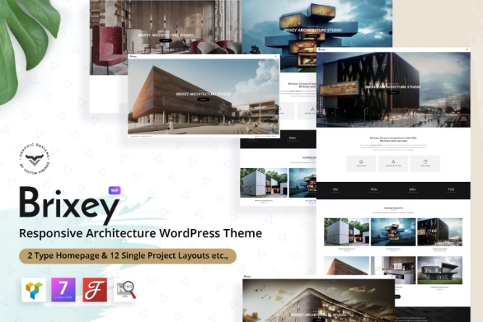 Brixey – Responsive Architecture WP Theme 1.9.0