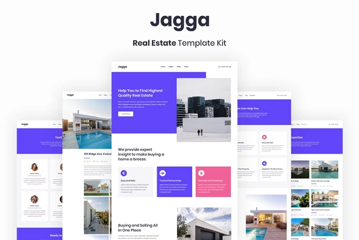 Jagga – Real Estate Template Kit 1.0.0