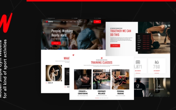 Quanca – Premium Gym Club WordPress Theme 1.1.0