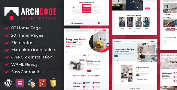Archcode – Architect Design WordPress Theme 1.1