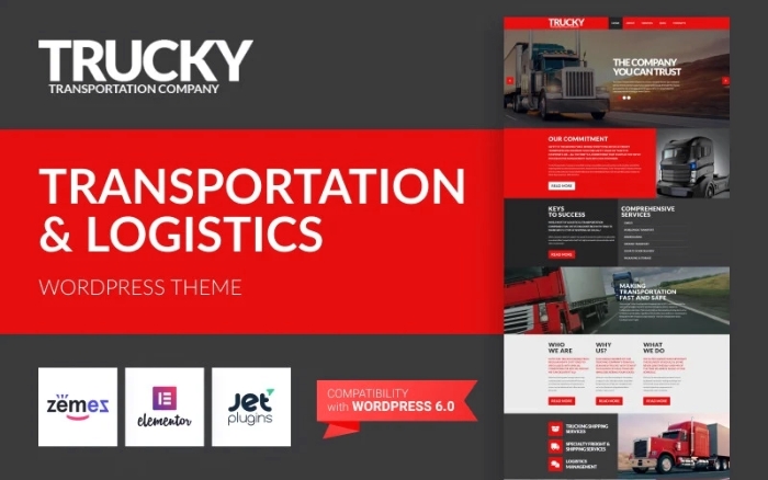 Trucky – Transportation & Logistics Responsive 1.0.1