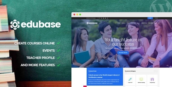 Edubase Course Learning Event WP Theme 1.4.4 1.4.4-updated-8-jan-2018
