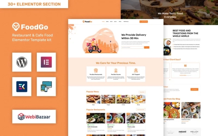 FoodGo – Food & Grocery Local Business Delivery WP Theme 1.0
