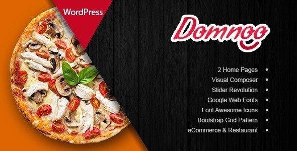 Domnoo – Pizza & Restaurant WordPress Theme 1.28