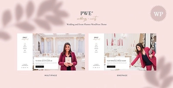 PWE – Wedding and Event Planner WP Theme 1.0