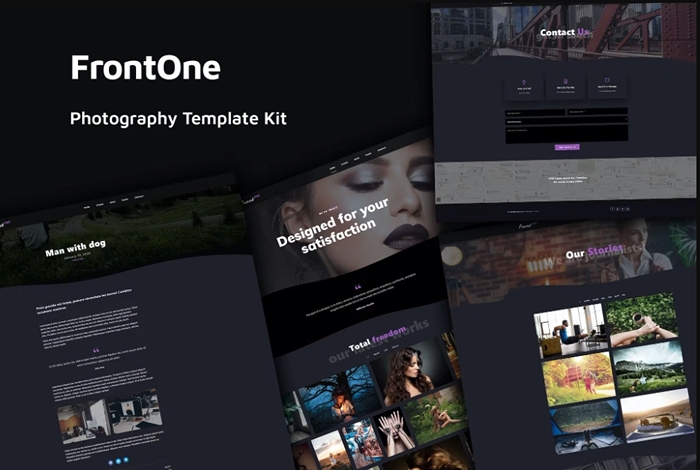 FrontOne - Creative Photography Template Kit 1.0.0