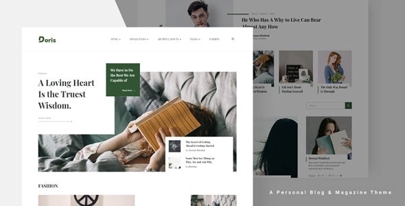 Doris – Creative WordPress Blog and Magazine Theme 1.0