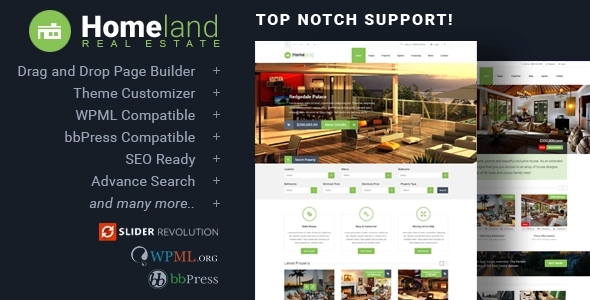 Homeland – Responsive Real Estate WP Theme 3.3.1