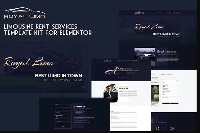 Royal Limo – Limousine Rent Services Template Kit 1.0.0