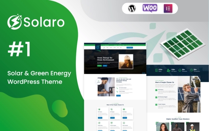 Solaro – Solar and Green Energy WordPress Theme 1.0.0