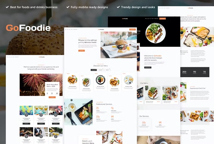 GoFoodie – Cafe & Restaurant Elementor Template Kit 1.0.0