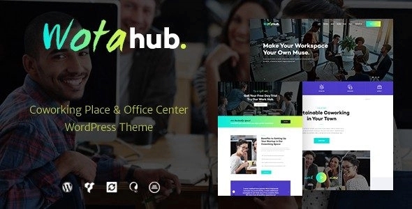 WotaHub – Coworking Space WordPress Theme 1.2.2