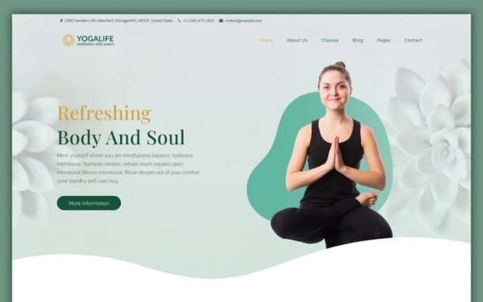 Yogalife – Yoga & Meditation WordPress Theme 1.0.0