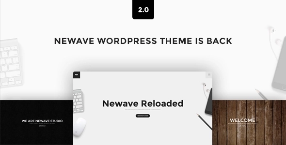 Newave – WordPress Responsive One Page Parallax 1.4