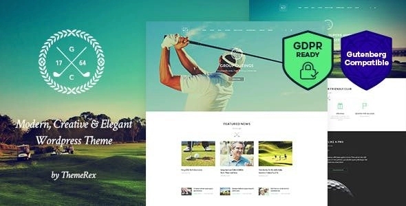 N7 – Golf Club Sports & Events WordPress Theme 2.5.0