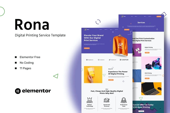 Rona - Digital Printing Service Template Kit 1.0.0