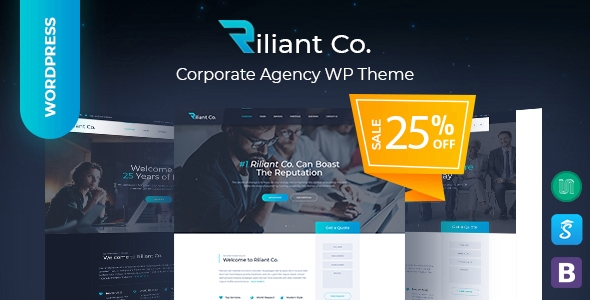 Riliant – Corporate Business Agency WordPress Theme 1.1.6