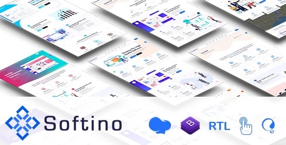 Softino – Multipurpose Software Landing Page 1.1