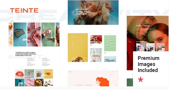 Teinte – Creative Portfolio Theme 1.0