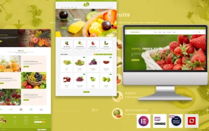 Fruits Store - The Elementor Fruits WordPress Theme 1.2
