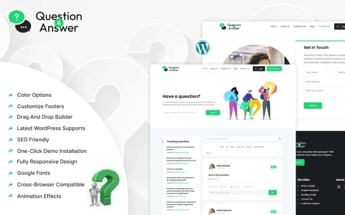 Q&A – Question & Answer WordPress Theme 1.0.0