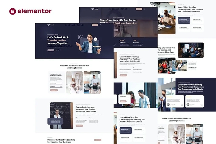 Trenda – Creative Business Coaching Elementor Template Kit 1.0.0