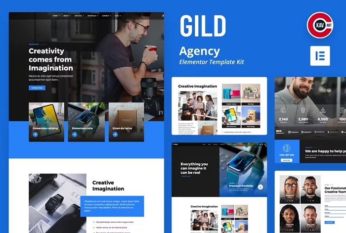 Gild – Agency Elementor Template Kit 1.0.0