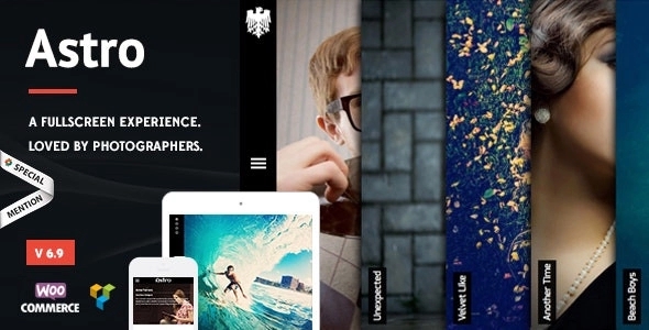 Astro – Photography WordPress Theme 5.8