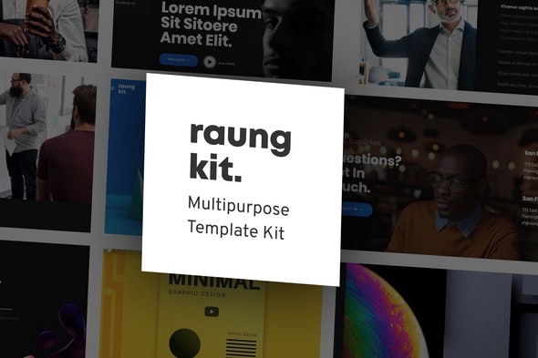 Raung – Dark Style Business Elementor Template Kit 1.0.0
