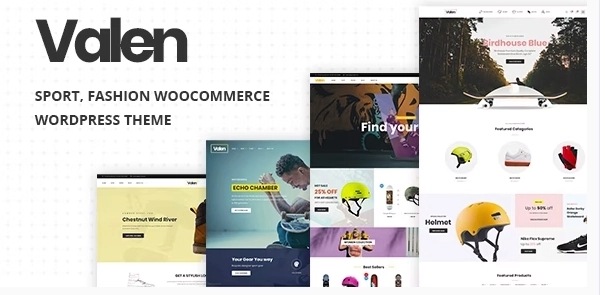 Valen - Sport Fashion WooCommerce WP Theme 2.3