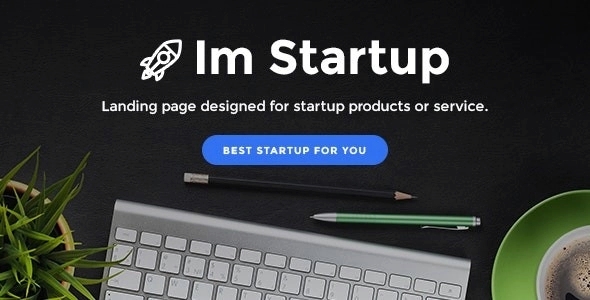 ImStartup – Startup Landing Page WP Theme 1.3.8