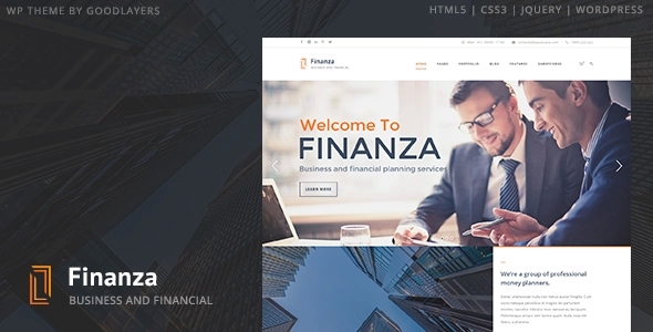 Finanza β Business & Financial WP Theme 1.3.4