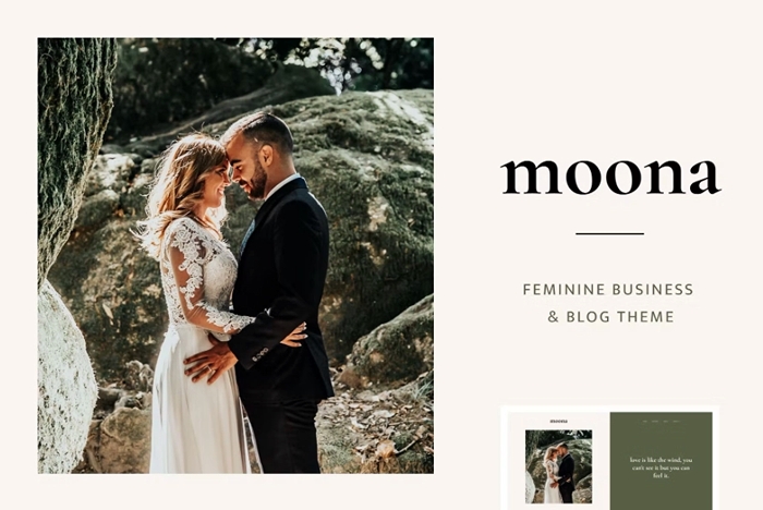 Moona – Feminine Business & Blog Theme 1.0.0