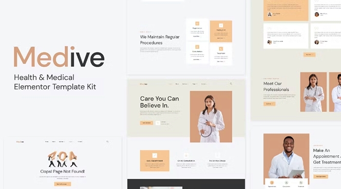 Medive – Health & Medical Elementor Template Kit 1.0.0