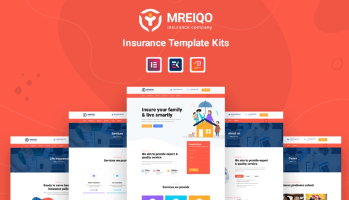 Mreiqo – Insurance Elementor Template Kits 1.0.0