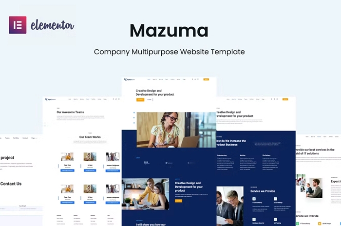 Mazuma – Business Elementor Template Kit 1.0.0