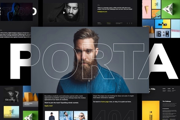 Porta – Creative Portfolio Elementor Template Kit 1.0.0