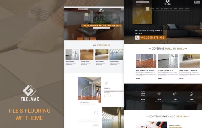 Tile Max – Tile & Flooring WP Theme 2.8