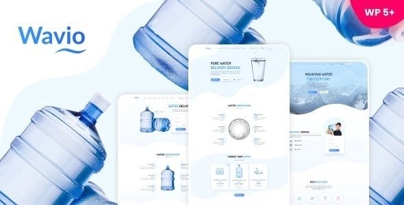 Wavio – Bottled Water Delivery WP Theme 1.24