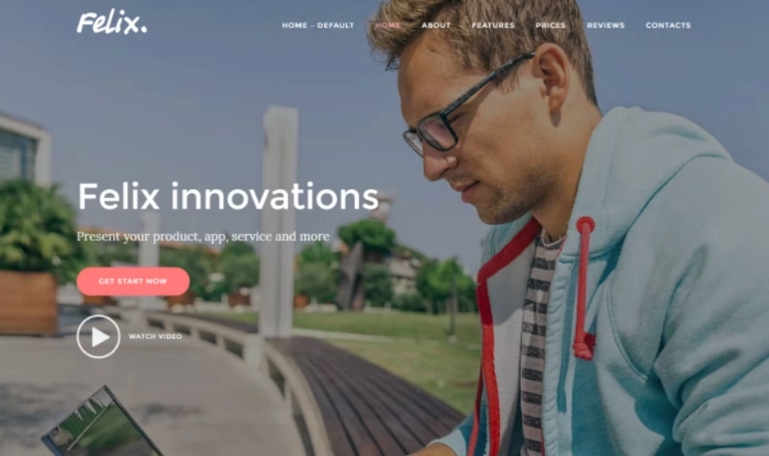 Felix. – App WordPress Onepage Theme 1.0.2