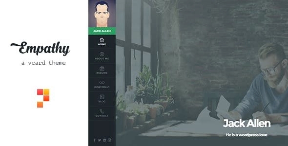 Empathy - A vCard WordPress Theme 1.4.1