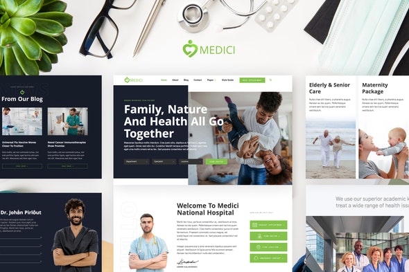 Medici – Hospital & Health Services Elementor Template Kit 1.0.0