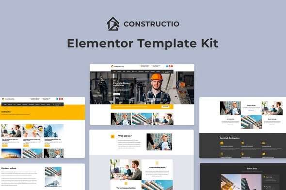 Constructio – Construction Elementor Template Kit 1.0.0